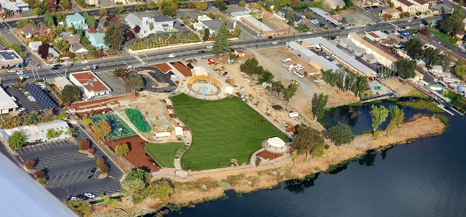 Xabatin Community Park - aerial view - October 2023